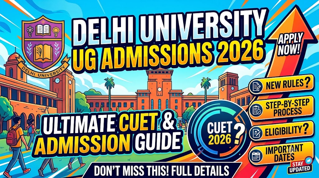 Delhi University UG Admissions 2026 Open | DU CSAS Phase 1 Registration Begins
