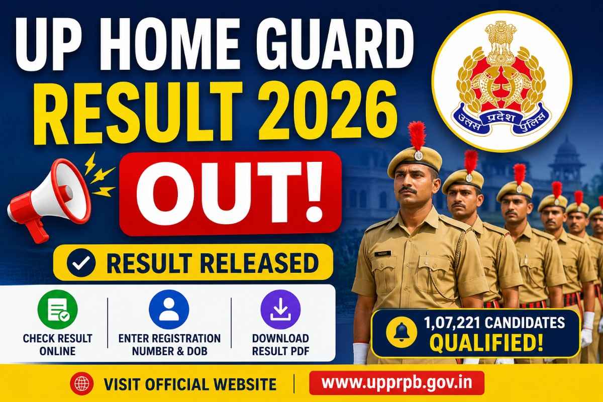 UP Home Guard Result 2026 OUT: UP Home Guard exam result released; here is the direct link to download it.