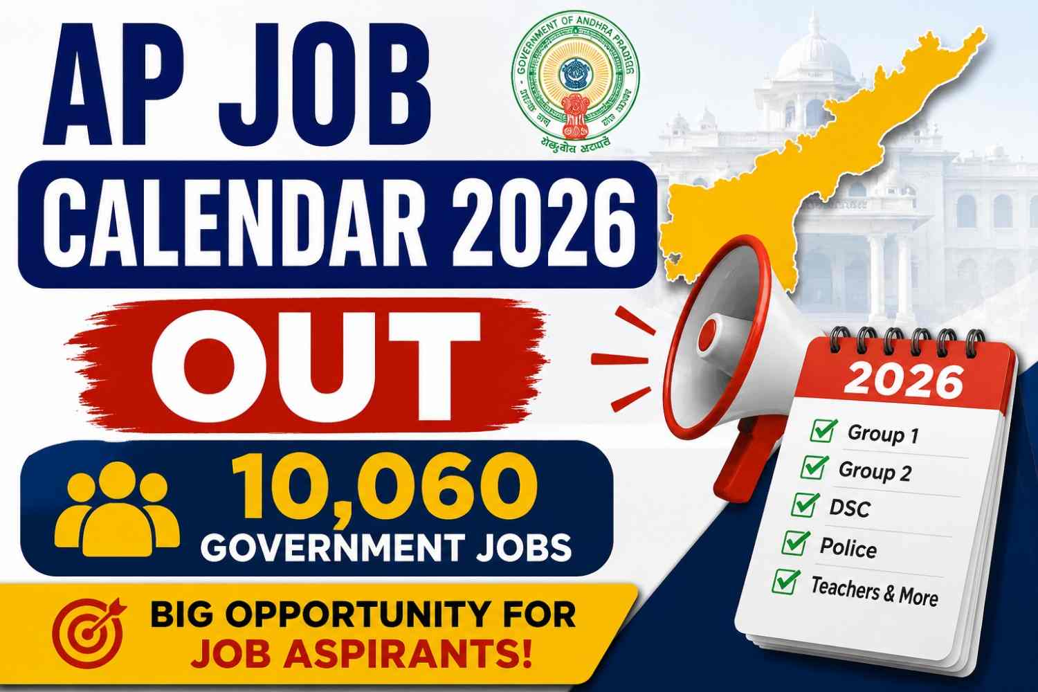 AP Job Calendar 2026 Out: 10,060 Jobs Announced