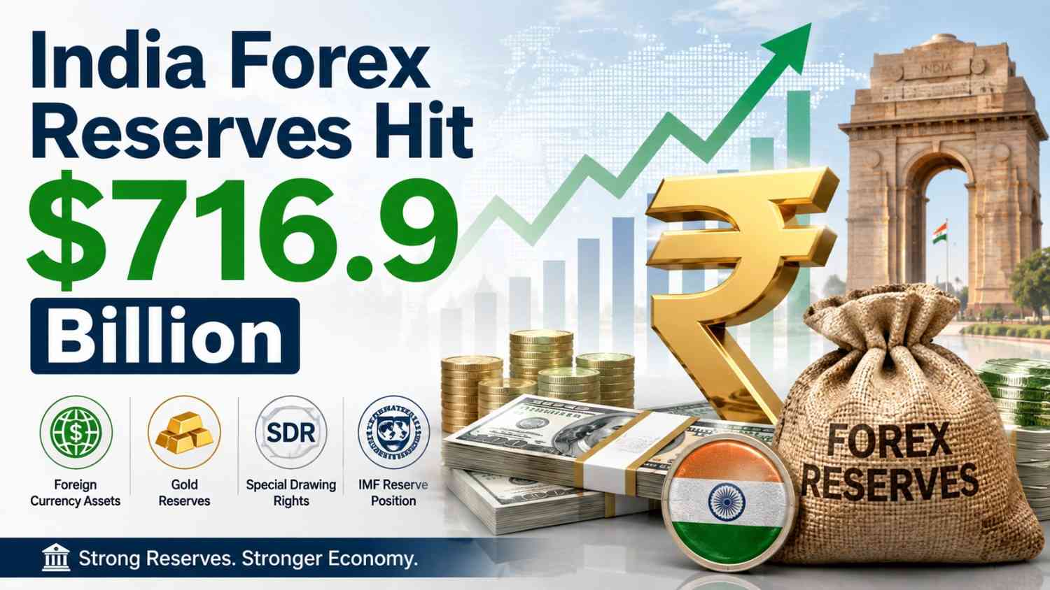 India Forex Reserves Hit $716.9 Billion