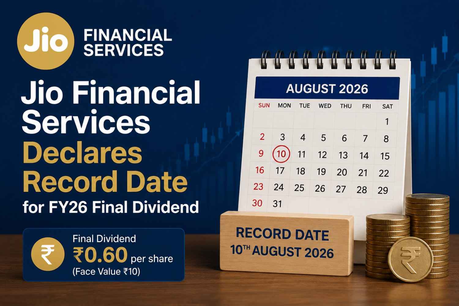 Jio Financial Services Declares Record Date for FY26 Final Dividend: Check Eligibility, Key Date and Details
