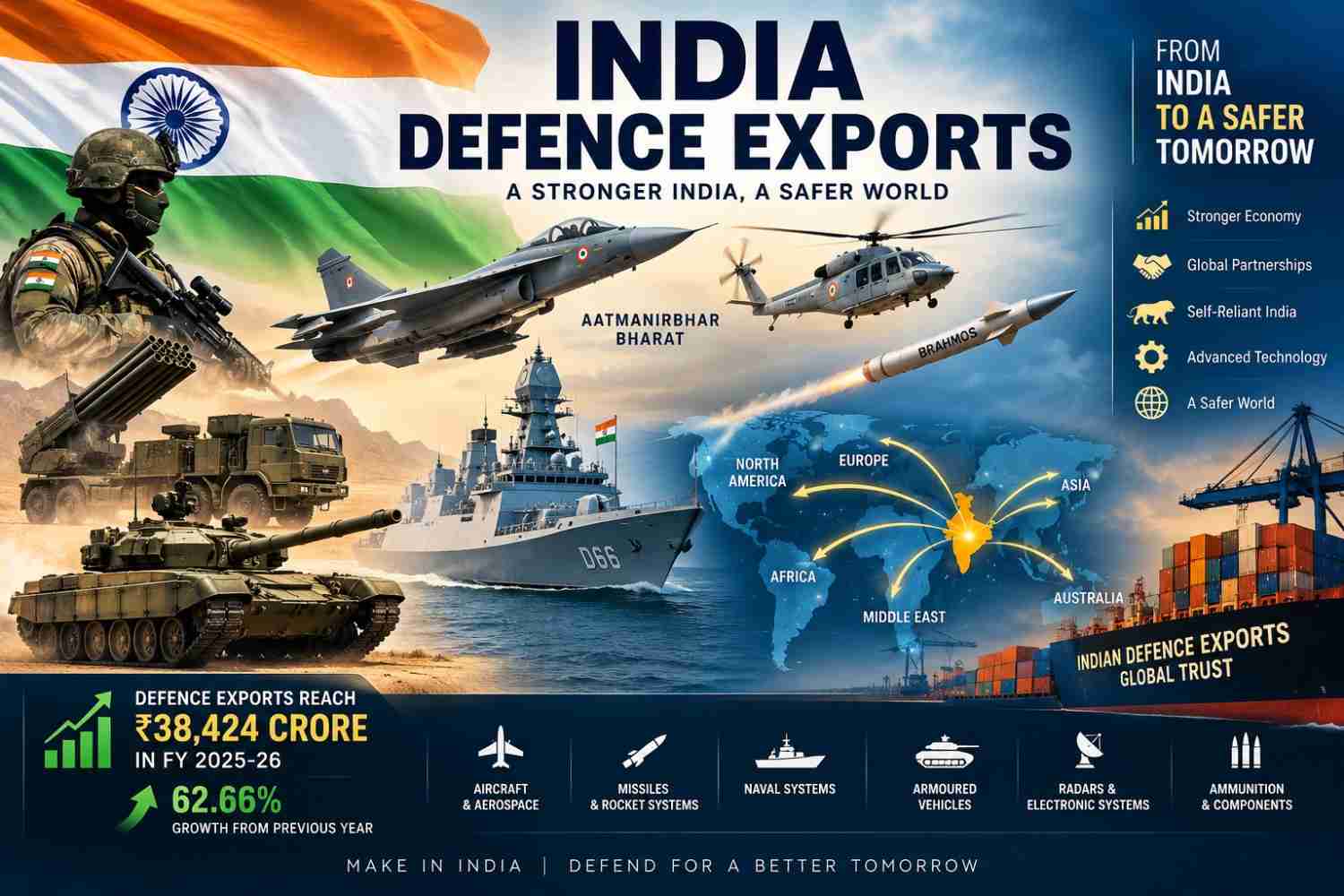 India Defence Exports: Why India Still Lags Behind Pakistan in Global Arms Exports