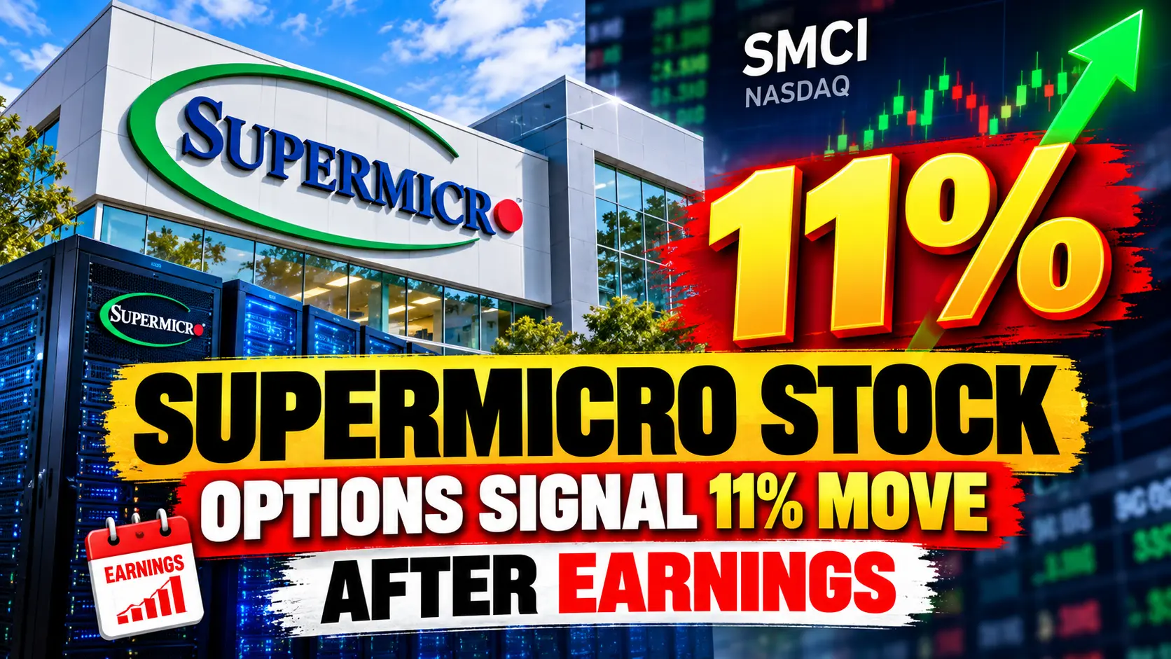 SMCI Stock: Options Signal 11% Move After Earnings