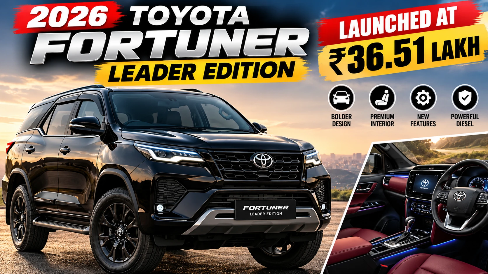 2026 Toyota Fortuner Leader Edition: Price & Features